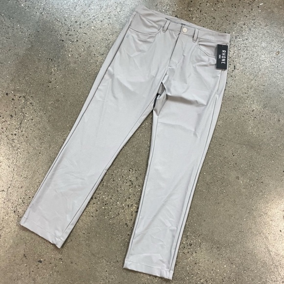 Rhône Monument 5 Pocket Golf Pants Fossil Grey W31xL30 - Picture 6 of 16
